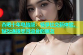 杏吧十年电脑版：畅享社交新体验，轻松连接志同道合的朋友